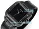 THB Swiss Copy Cartier Santos Silver Dial Black Steel Leather Strap Watch (6)_th.jpg